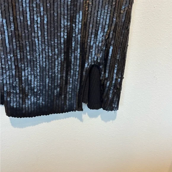 Free People Intimately Black Sequin Mini Dress 12 - Picture 5 of 9